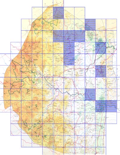 distribution map