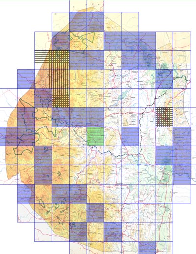 distribution map