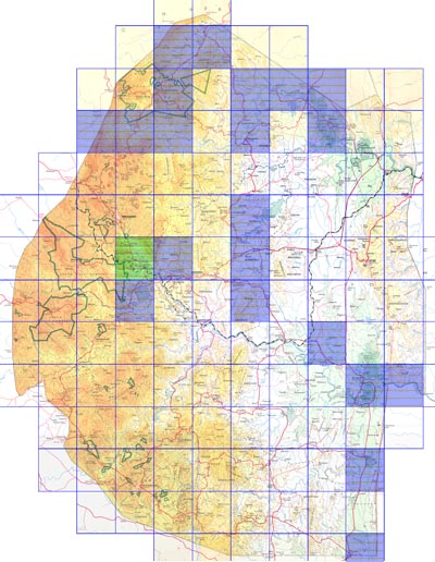 distribution map