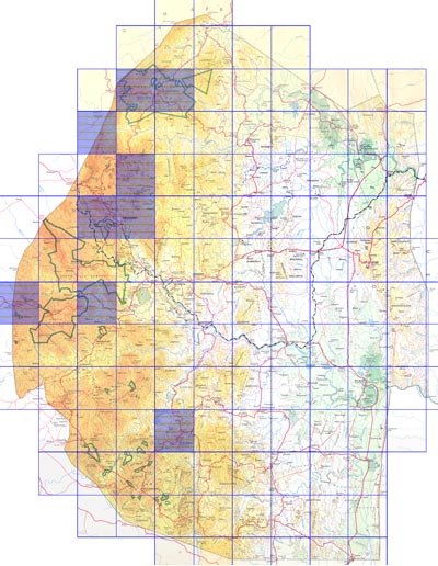 distribution map