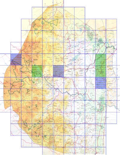 distribution map