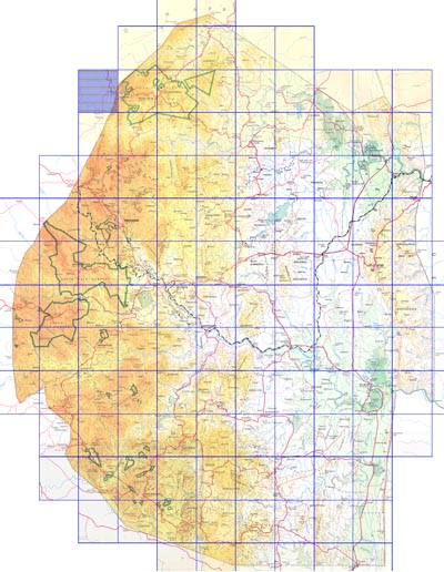 distribution map