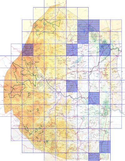 distribution map