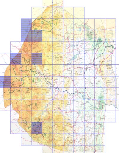 distribution map