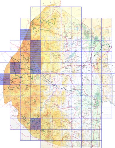 distribution map