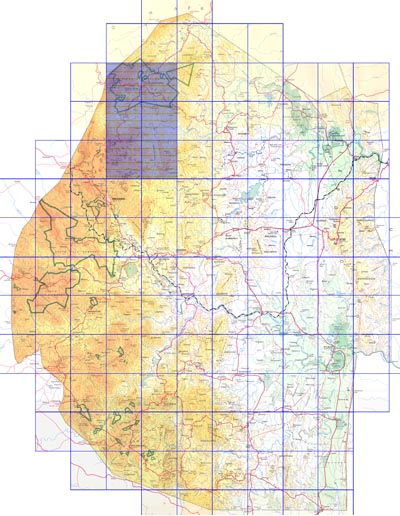 distribution map