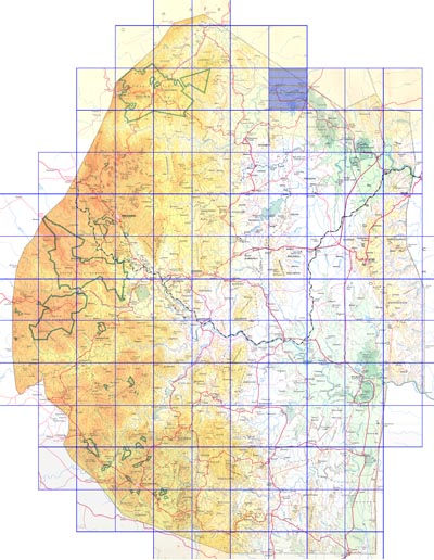 distribution map