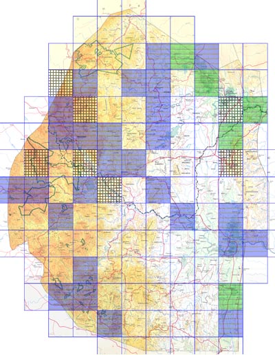 distribution map