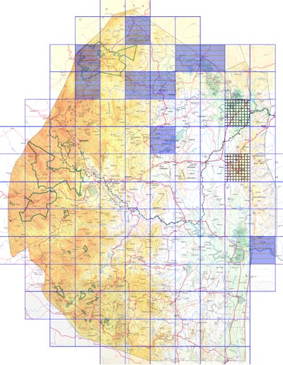 distribution map