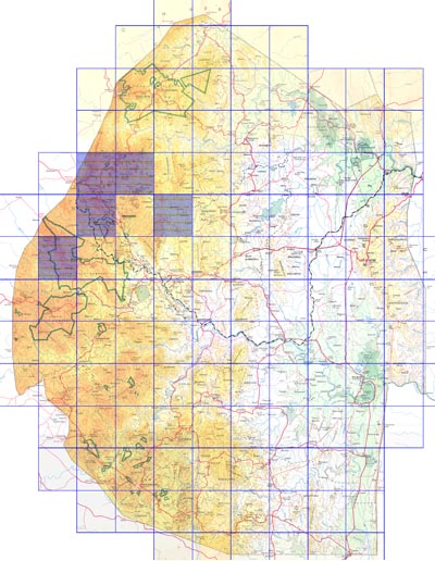 distribution map