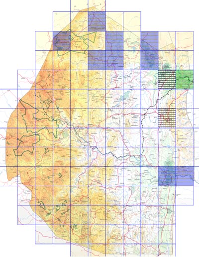 distribution map