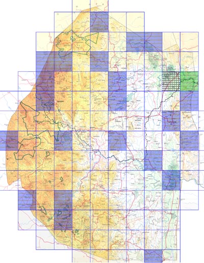 distribution map