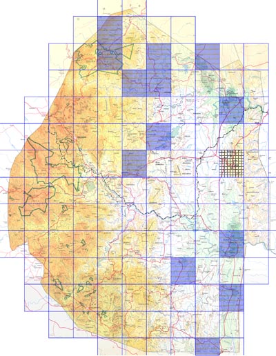 distribution map