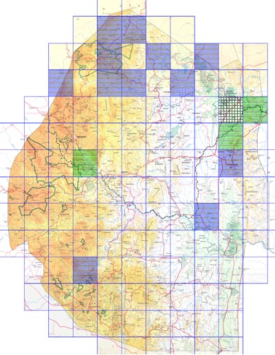 distribution map