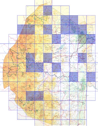 distribution map