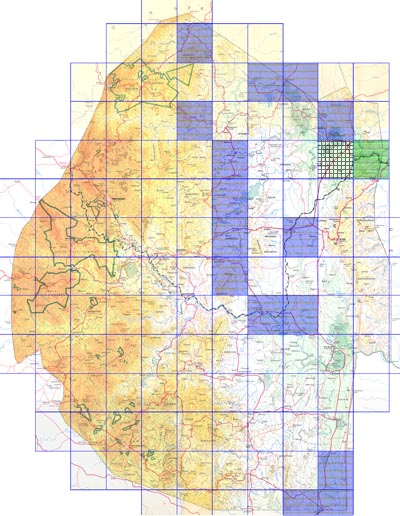 distribution map