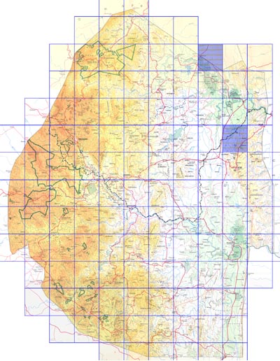 distribution map