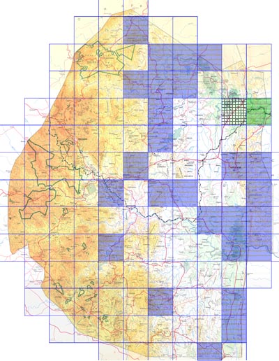 distribution map