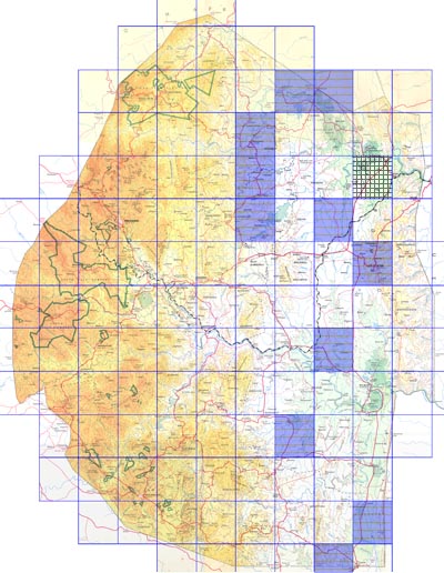 distribution map