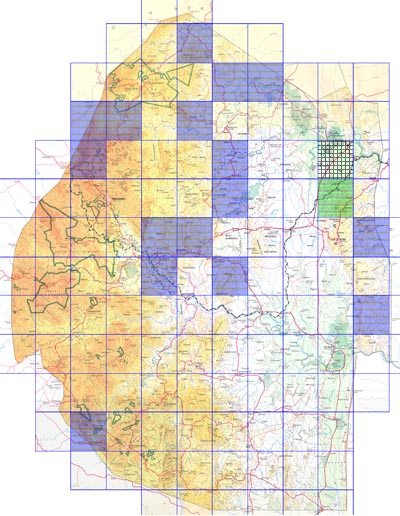 distribution map