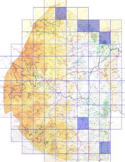 distribution map