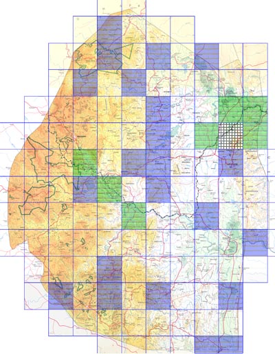 distribution map