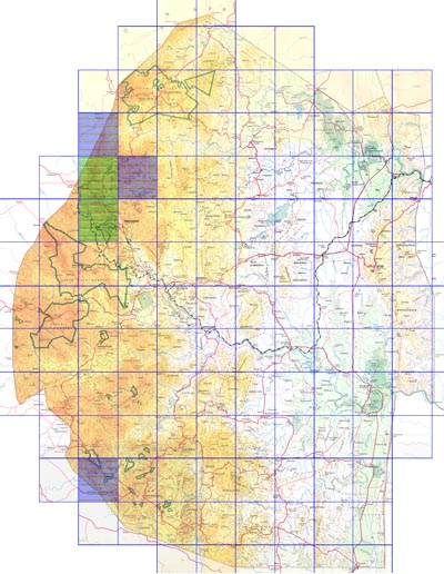 distribution map