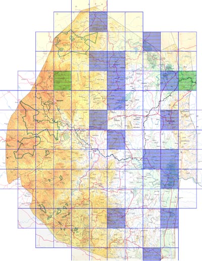 distribution map