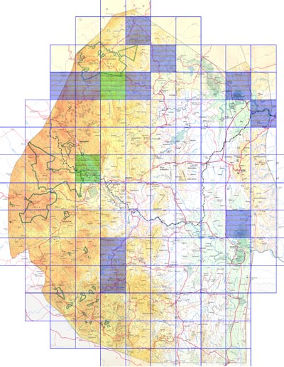 distribution map