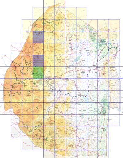 distribution map