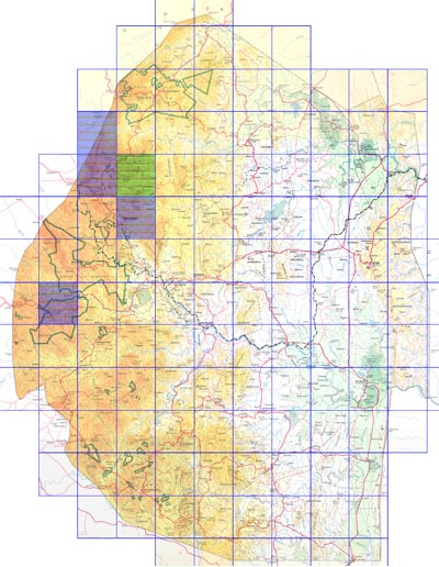 distribution map