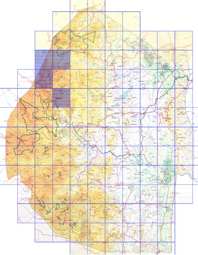 distribution map