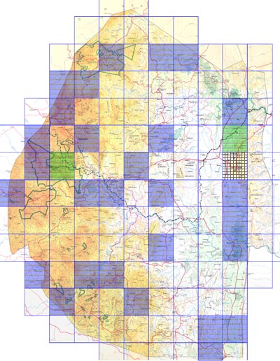 distribution map