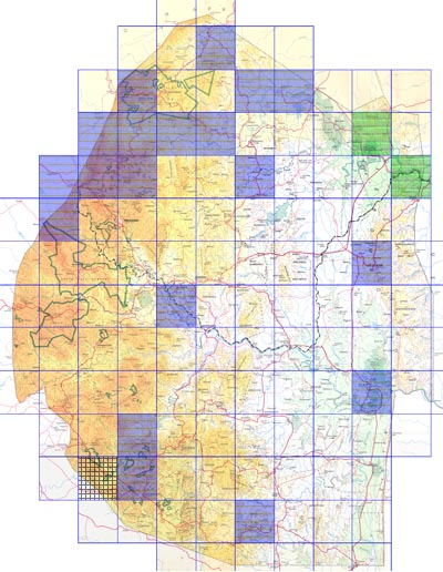 distribution map