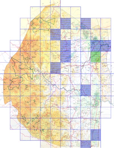 distribution map