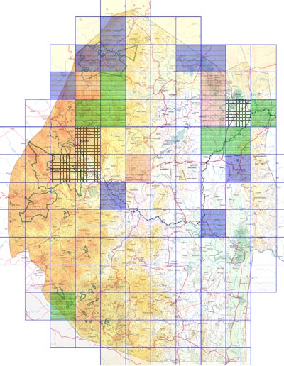 distribution map