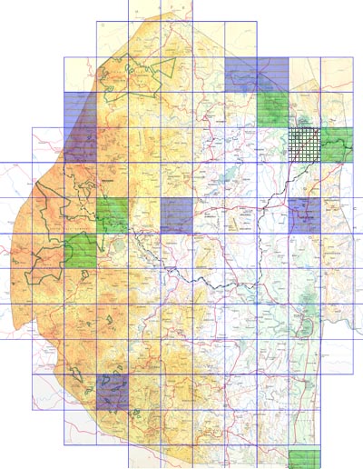 distribution map