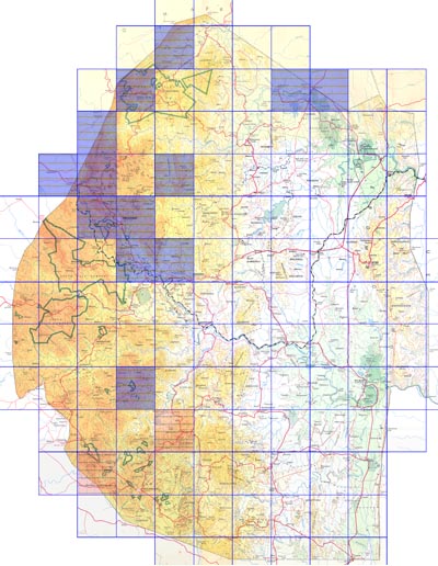 distribution map