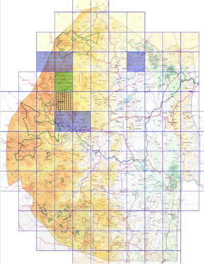 distribution map