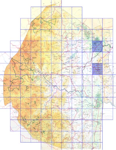 distribution map