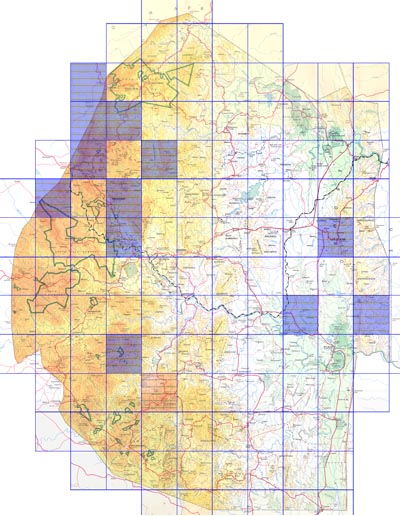 distribution map