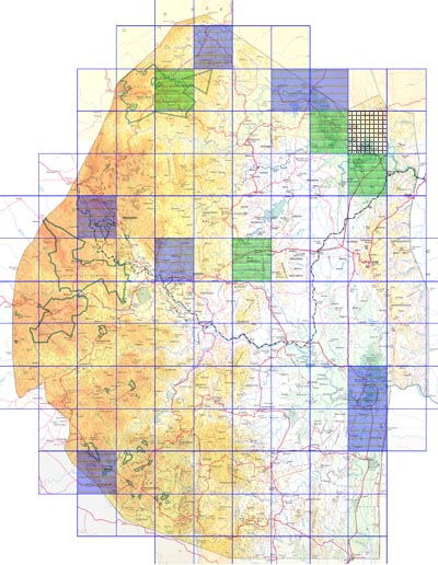 distribution map