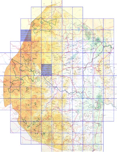 distribution map