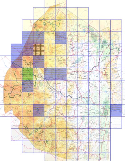 distribution map