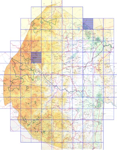 distribution map