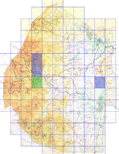 distribution map