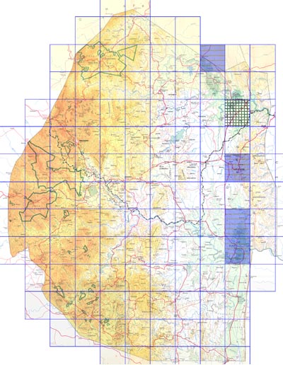 distribution map