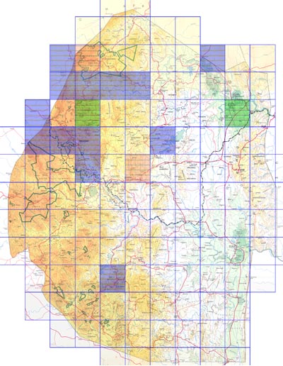 distribution map