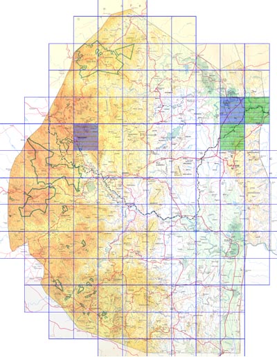 distribution map