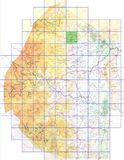 distribution map